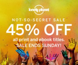 Lonely Planet: 45% off not-so-secret sale